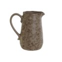 Dzbanek Home ESPRIT Brązowy Kolor Zielony Kamionka Liść roślin Shabby Chic