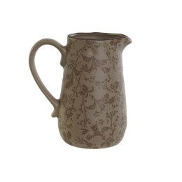 Dzbanek Home ESPRIT Brązowy Kolor Zielony Kamionka Liść roślin Shabby Chic