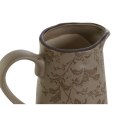 Dzbanek Home ESPRIT Brązowy Kolor Zielony Kamionka Liść roślin Shabby Chic