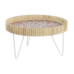 Tacka do przekąsek DKD Home Decor 26 x 26 x 14,5 cm Naturalny Metal Drewno MDF Shabby Chic