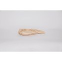 Tacka do przekąsek DKD Home Decor Jasnobrązowy Naturalny Serce Tropikalny 35 x 24 x 4 cm