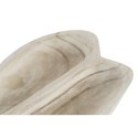 Tacka do przekąsek DKD Home Decor Jasnobrązowy Naturalny Tropikalny 38 x 21 x 5 cm 30 x 21 x 5 cm