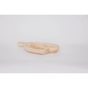 Tacka do przekąsek DKD Home Decor Jasnobrązowy Naturalny Tropikalny 38 x 21 x 5 cm 30 x 21 x 5 cm