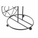 Uchwyt na papier kuchenny DKD Home Decor Czarny Metal 15,5 x 15,5 x 39,5 cm