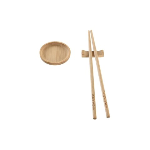 Zestaw do Sushi DKD Home Decor 24 x 0,5 x 0,5 cm Naturalny Orientalny