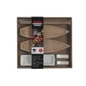 Zestaw do Sushi DKD Home Decor 8 x 5 x 2 cm Ceramika Naturalny Biały Orientalny