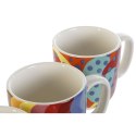 Zestaw do kawy DKD Home Decor Wielokolorowy Koral Bambus Dolomite Nowoczesny 180 ml
