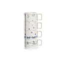 Zestaw filiżanek do kawy DKD Home Decor Niebieski Biały Metal Dolomite 260 ml
