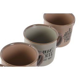 Zestaw filiżanek do kawy Home ESPRIT Niebieski Różowy Kamionka 180 ml
