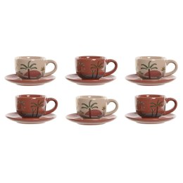 Zestaw filiżanek do kawy Home ESPRIT Żółty Beżowy Terakota Liliowy Metal Dolomite 180 ml