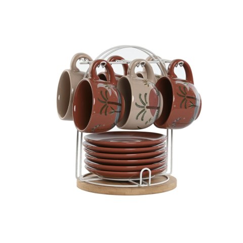 Zestaw filiżanek do kawy Home ESPRIT Żółty Beżowy Terakota Liliowy Metal Dolomite 180 ml
