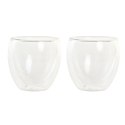 Zestaw kieliszków DKD Home Decor Przezroczysty Szkło Szkło borokrzemowe 100 ml 2 Części