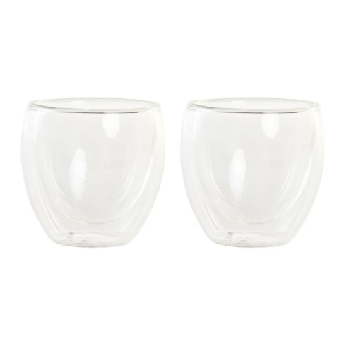 Zestaw kieliszków DKD Home Decor Przezroczysty Szkło Szkło borokrzemowe 100 ml 2 Części