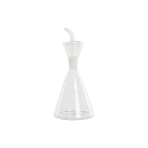 Buteleczka na oliwę DKD Home Decor Przezroczysty Szkło borokrzemowe 125 ml 7 x 7 x 16 cm