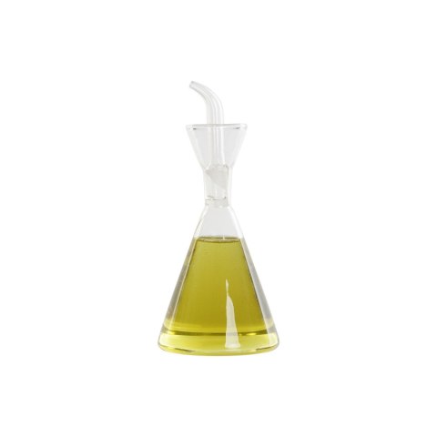 Buteleczka na oliwę DKD Home Decor Przezroczysty Szkło borokrzemowe 125 ml 7 x 7 x 16 cm