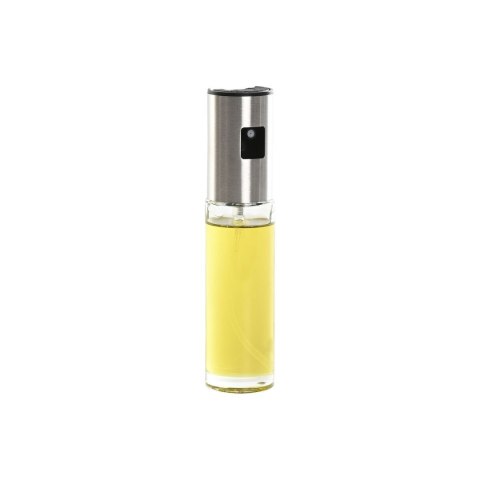 Buteleczka na oliwę Home ESPRIT Przezroczysty Stal nierdzewna Szkło 100 ml 4 x 4 x 18,3 cm