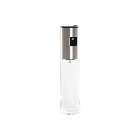 Buteleczka na oliwę Home ESPRIT Przezroczysty Stal nierdzewna Szkło 100 ml 4 x 4 x 18,3 cm