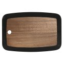 Deska do krojenia Home ESPRIT Czarny Naturalny Drewno akacjowe Deska 30 x 20 x 1,8 cm