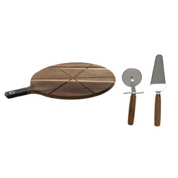 Deska do krojenia Home ESPRIT Naturalny 30 x 40 x 1,5 cm (3 Części)