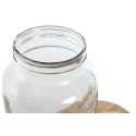 Dozownik napojów Home ESPRIT Silikon Bambus Szkło Plastikowy 5,5 L 37 x 25 x 46 cm