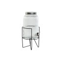Dyspenser do Wody Home ESPRIT Czarny Metal Silikon Szkło ABS 5 L 19,6 x 23,5 x 40,5 cm