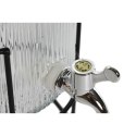 Dyspenser do Wody Home ESPRIT Czarny Metal Silikon Szkło ABS 5 L 19,6 x 23,5 x 40,5 cm