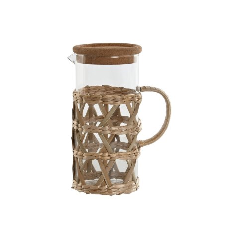 Dzbanek Home ESPRIT Naturalny Szkło borokrzemowe Włókno 1,25 L