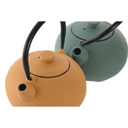 Dzbanek na herbatę Home ESPRIT Żółty Kolor Zielony Stal nierdzewna Żelazo 350 ml (2 Sztuk)