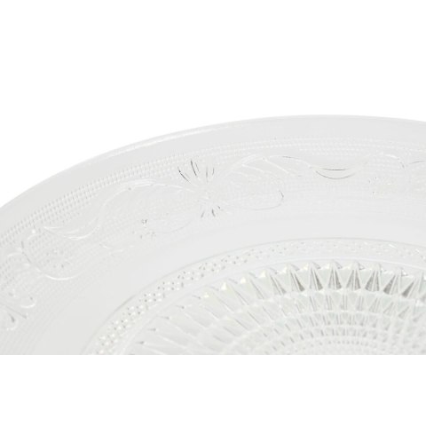 Płaski Talerz Home ESPRIT Przezroczysty Szkło 29 x 29 x 9,2 cm