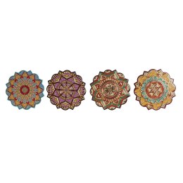 Podkładki na stół Home ESPRIT Korek Dolomite 20 x 20 x 1 cm (4 Sztuk)