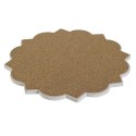 Podkładki na stół Home ESPRIT Korek Dolomite 20 x 20 x 1 cm (4 Sztuk)