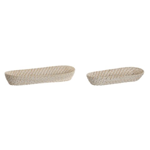 Tacka do przekąsek Home ESPRIT Biały Naturalny 44 x 18 x 7 cm