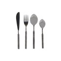 Zastawa stołowa DKD Home Decor Srebrzysty Stal nierdzewna 4,5 x 2 x 21,5 cm 16 Części