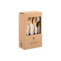 Zastawa stołowa Home ESPRIT Złoty Stal nierdzewna 15 x 7 x 24 cm 16 Części