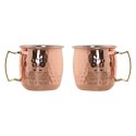 Zestaw 2 kubeczków Home ESPRIT Złoty 480 ml