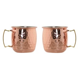Zestaw 2 kubeczków Home ESPRIT Złoty 480 ml
