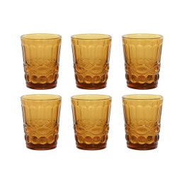 Zestaw kieliszków Home ESPRIT Bursztyn Szkło Z reliefem 240 ml (6 Sztuk)