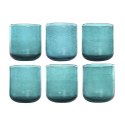 Zestaw kieliszków Home ESPRIT Turkusowy Szkło 320 ml (6 Sztuk)