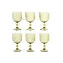 Zestaw kubków Home ESPRIT Kolor Zielony Szkło 380 ml (6 Sztuk)