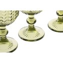 Zestaw kubków Home ESPRIT Kolor Zielony Szkło 380 ml (6 Sztuk)
