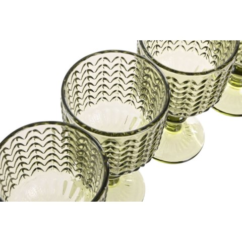 Zestaw kubków Home ESPRIT Kolor Zielony Szkło 380 ml (6 Sztuk)
