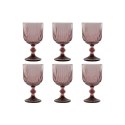 Zestaw kubków Home ESPRIT Różowy Szkło 380 ml (6 Sztuk)