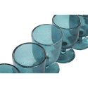 Zestaw kubków Home ESPRIT Turkusowy Szkło 300 ml (6 Sztuk)