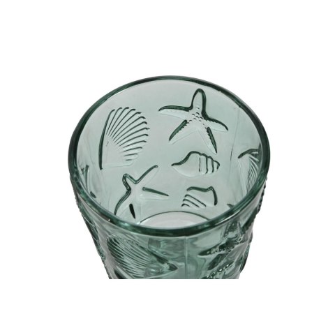 Zestaw kubków Home ESPRIT Turkusowy Szkło 345 ml (6 Sztuk)