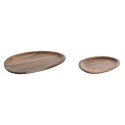 Zestaw naczyń Home ESPRIT Naturalny Drewno akacjowe 26 x 18 x 1,6 cm