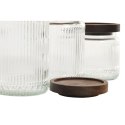 3 pojemniki masy Home ESPRIT Przezroczysty Naturalny 700 ml 1 L 3 Części
