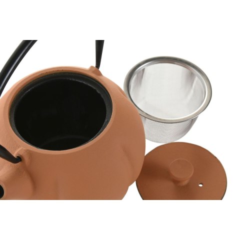 Dzbanek na herbatę Home ESPRIT Kolor Zielony Pomarańczowy Stal nierdzewna Żelazo 1 L (2 Sztuk)