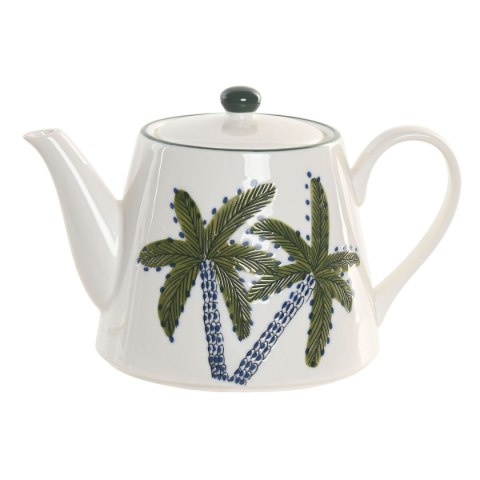 Dzbanek na herbatę Home ESPRIT Niebieski Kolor Zielony Porcelana 850 ml
