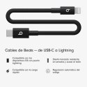 Kabel USB-C do Lightning Apple MEQM4ZM/A Czarny 20 cm
