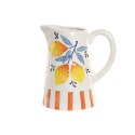 Kryztałowa butelka Home ESPRIT Żółty Niebieski Biały Dolomite Cytrynowa Pomarańczowy Śródziemnomorski 750 ml